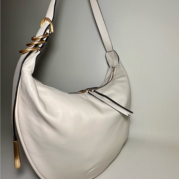Rag & Bone White Leather Hobo Bag - Picture 3 of 13